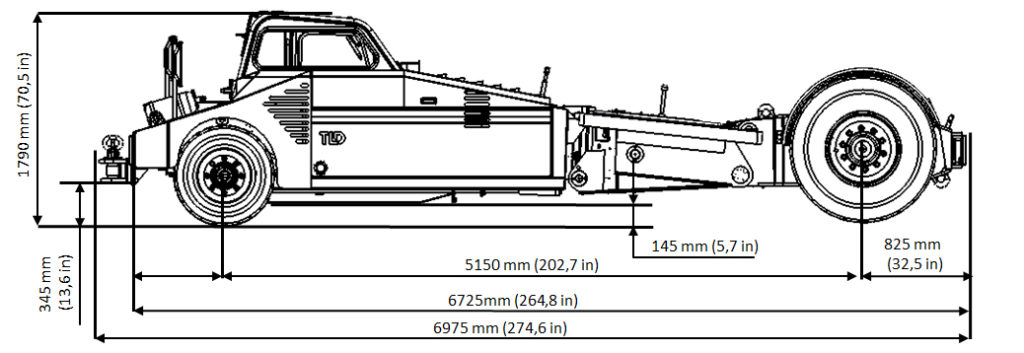 TLD TPX 200 Towbarless Aircraft Pushback Tractor AERO Specialties